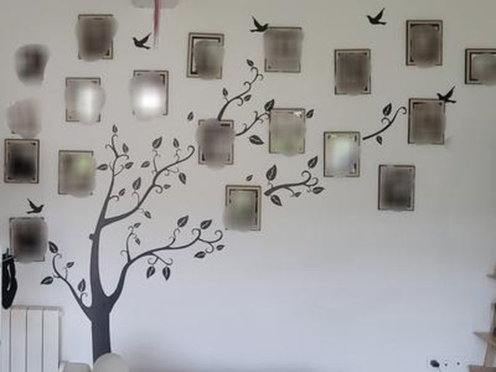 Sticker Mural Arbre 3D DIY - Déco Salon Chambre - PVC Épais - Plusieurs Tailles Et Couleurs - Motif 'Just The Two Of Us'