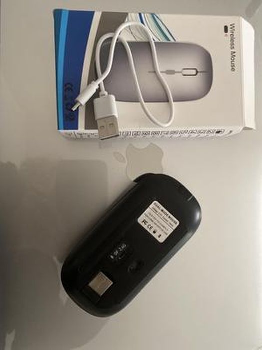 Souris sans fil Bluetooth pour ordinateur, PC, ordinateur portable, MacPle,  1600 ug I, souris avec rétroéclairage RVB, ergonomique, aste, USB, souris  de jeu