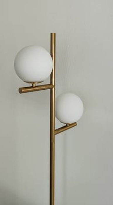 SIBRILLE Lampadaire LED 3 Lumières Avec Télécommande - Dimmable Et 4 Températures - Pour Salon Et Bureau