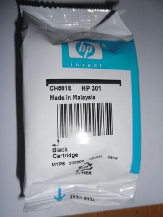HP - HP 301 Pack de 2 Cartouches d'Encre Noire et Trois Couleurs  Authentiques (N9J72AE) disponible chez CADRILLAGE