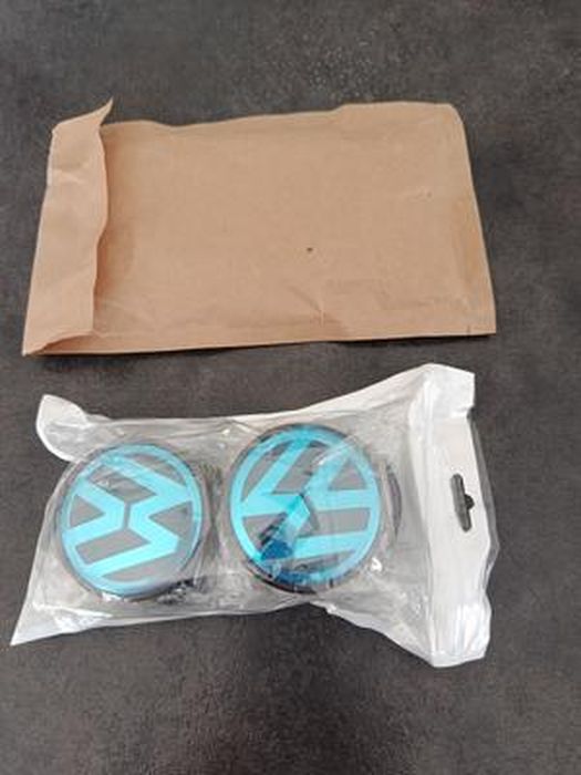 4 Cache-moyeux 65mm Pour VW Volkswagen - En ABS Et Aluminium, Design Argenté, Installation Facile