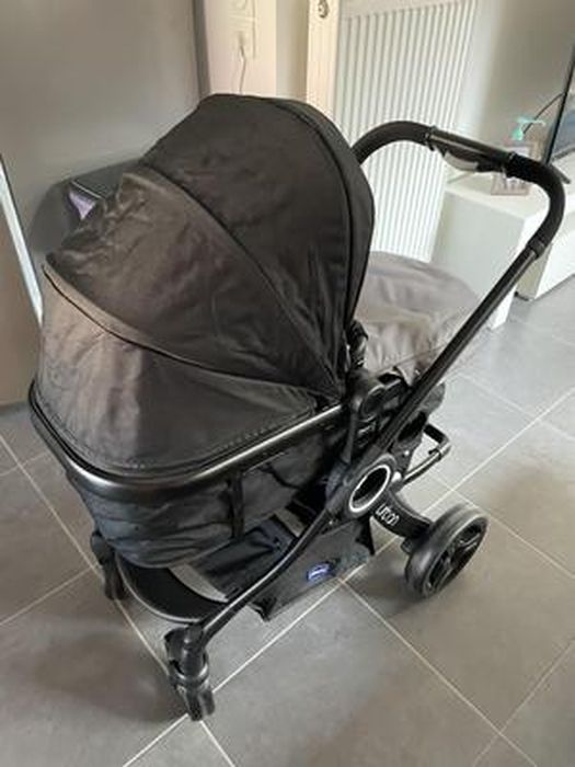 CHICCO Poussette combinée Pack Urban Plus - Dès la naissance - Jusqu'à 15kg  - Gris anthracite - Cdiscount Puériculture & Eveil bébé