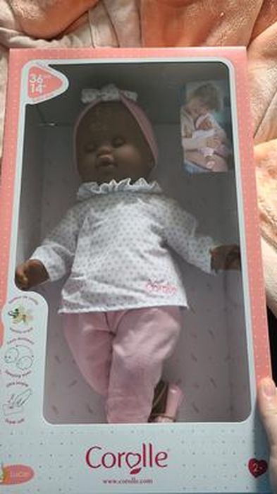 Habts, vêtements poupon corolle 36 cm corps souple - pyjama bleu