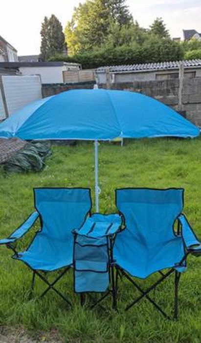 Chaise Pliante Camping – Charge Max 150 Kg – Bâti Bambou Massif