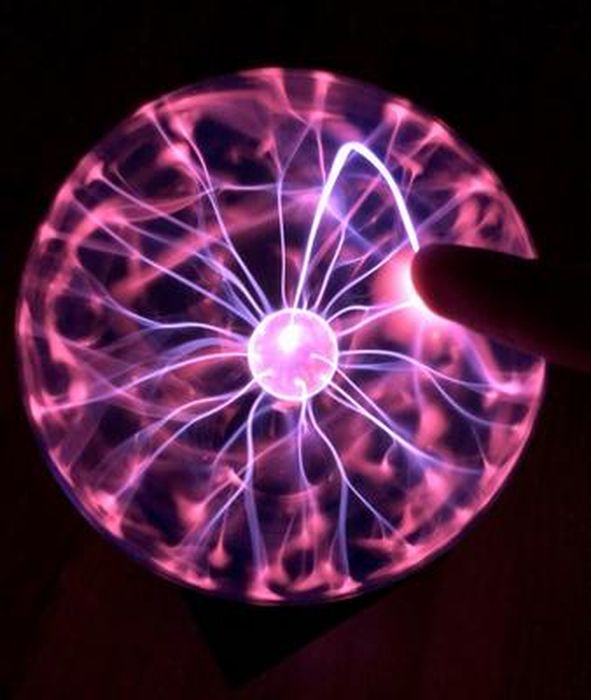 DELIPOP 6 Pouces Lumière de Boule de Plasma, Boule Magique Lamp, pour  Cadeaux De Noël, Verre : : Luminaires et Éclairage