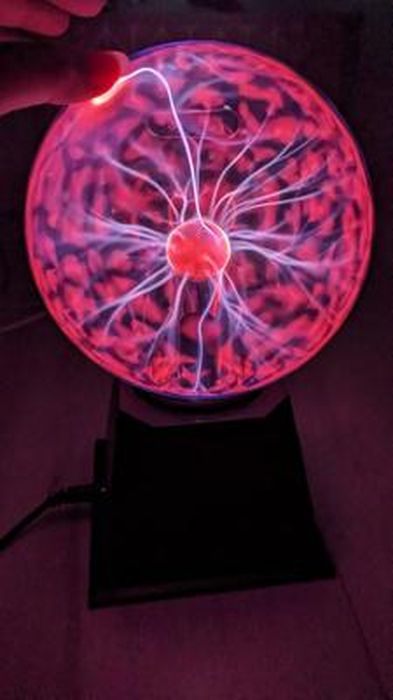 Boule Plasma, 5 Pouces Magique Lumineuse de Theefun Boule, Lumière rouge,  Pour Enfants/Chambre/Cadeaux De Noël - Cdiscount Maison