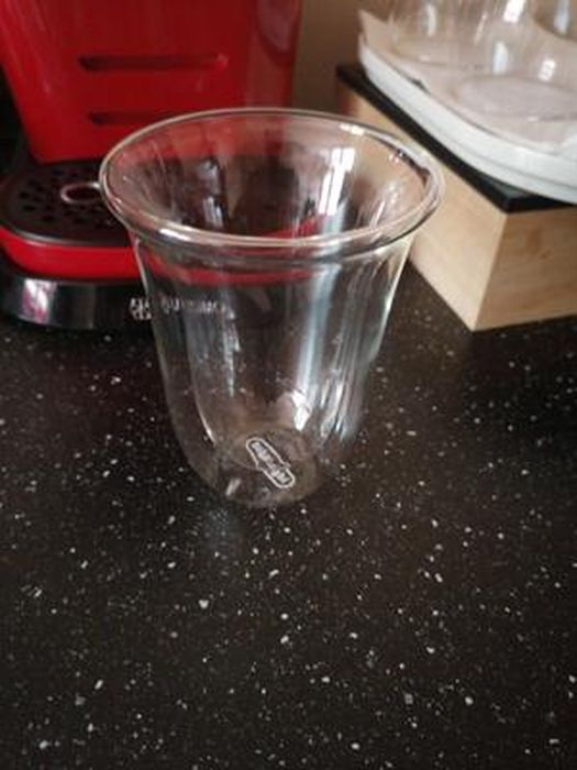 Delonghi 2 tasses Latte Macchiato DLSC312 verres à double fond, verres  thermiques - Cdiscount Maison