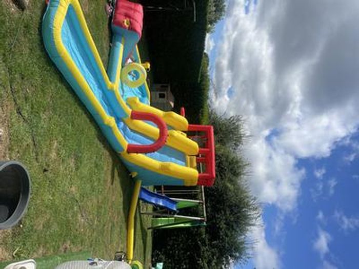 Château Gonflable Aquatique Forme Crabe Avec Piscine Pistolet Eau Toboggan Aquatique Mur Escalade Sans Souffleur Château Gonflable Aquatique Forme Crabe Avec Piscine Pistolet Eau Toboggan Aquatique Mur Escalade Sans Souffleur