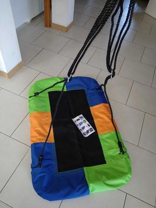 Balançoire Nid D'Oiseau Dripex 115x75cm - Support 150kg, Oxford 900D, Pour Enfants Extérieur