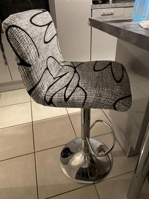 Housses De Tabouret De Chaise De Bar En Velours, Housse De Chaise De