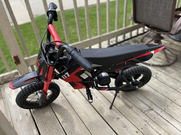 Evercross moto électrique pour enfants 3-12 ans 300w 25km/h 3 niveaux de  vitesse pneu 12” cadeau idéal bleu - Conforama