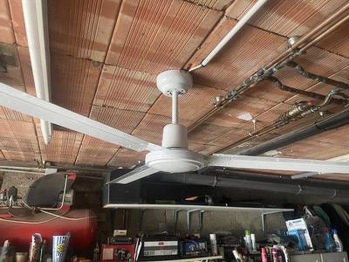 Ventilatore Da Soffitto Farelek Seychelles 122 Cm Bianco - 3 Velocità, 65W, Con Interruttore