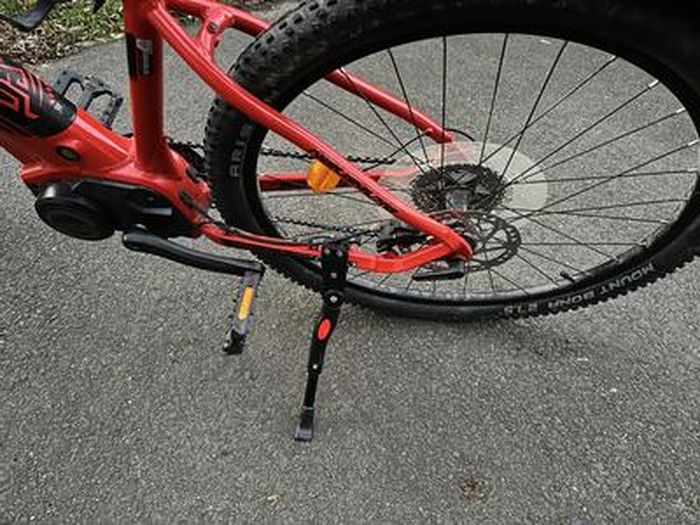 Béquille VTT Oderra Réglable En Alliage D'Aluminium - Pieds Antidérapants, Compatible 24" à 700C
