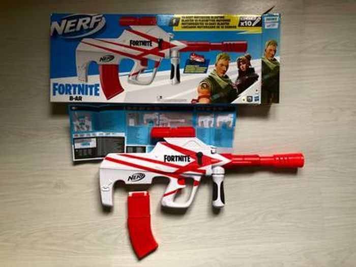 Pistolet Nerf Fortnite B-AR + 10 flèchettes