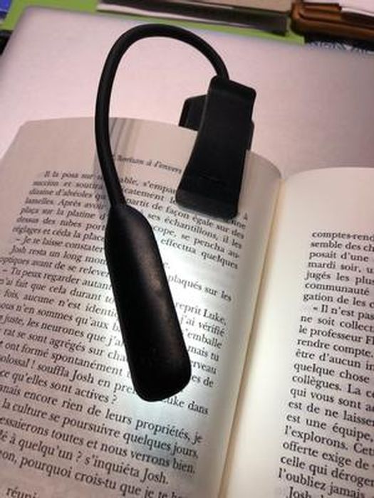 Lampe De Lecture Pince USB-C Rechargeable - 9 LEDs, 3 Températures De Couleur, Flexible à 360° - 5