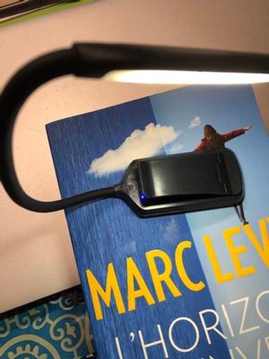 Lampe De Lecture Pince USB-C Rechargeable - 9 LEDs, 3 Températures De Couleur, Flexible à 360° - 10