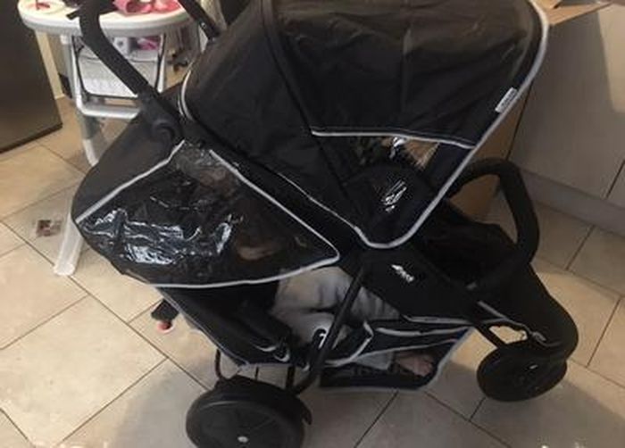 Poussette double freerider sh12 black de Hauck sur allobébé