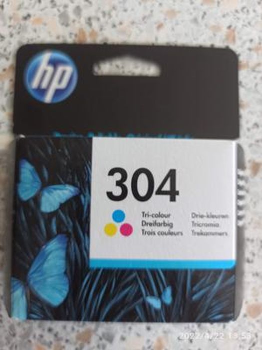 HP 304 Cartouche d'encre noire authentique (N9K06AE) pour HP DeskJet 2620/2630/3720/3730  - Zoma