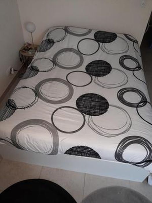 Housse De Couette 140x200cm Motif Hexagonal Vert - Parure Lit 1 Personne Microfibre + 2 Taies 65x65cm Housse Couette Imprimée 3D