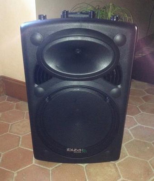 Ibiza Enceinte passive full-range avec tweeter compression et système