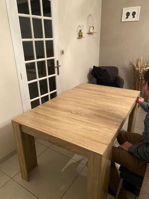 IDMARKET Table console extensible ORLANDO 14 personnes 300 cm bois façon  hêtre - Cdiscount Maison