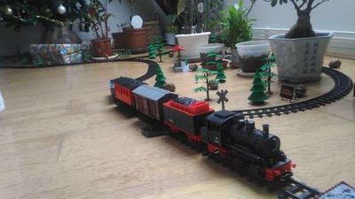 Set de Train Royal Express sans fil R C 66 pieces 10m Chemins de fer Set electrique GOLDEN BRIGHT Cdiscount Jeux Jouets