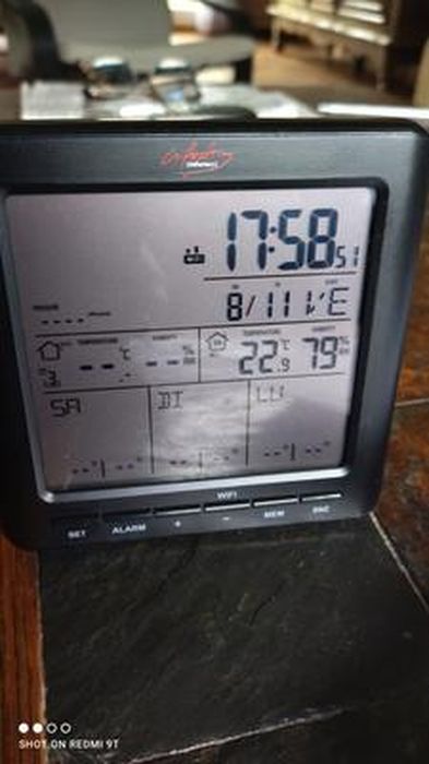 Station météo connectée avec capteur extérieur FWS-500 - Station