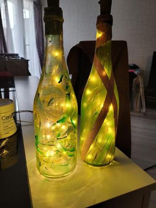 Gukasxi Lot De 16 Guirlandes Lumineuses LED Avec Bouchon En Liège - 2 M - 20 LED - Guirlande