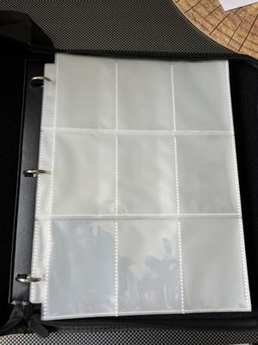 Couverture de classeur de cartes à 4 poches Album de cartes à 9 poches de  grande capacité avec classeur en cuir à glissière A237