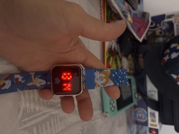 Montre LED Sonic Pour Enfants - Modèle Licensing SNC4198M