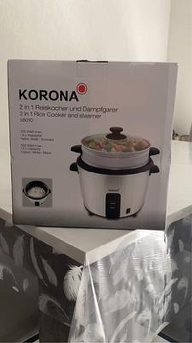 Cuiseur à Riz Korona 58011 Multifonction - 1,6 L - Cuisson Vapeur Et Maintien Au Chaud 24h