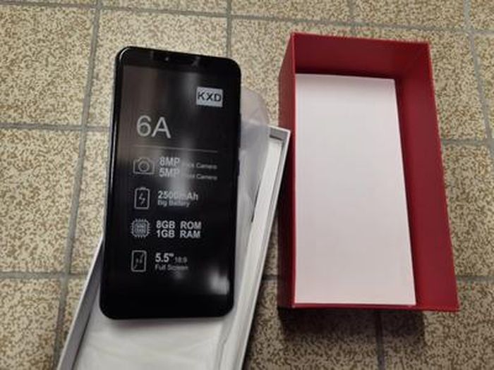 KXD Téléphone Portable Debloqué 6A 3G Smartphone Pas Cher, 5,5