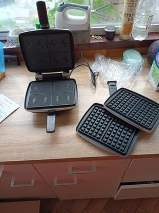 Croquegaufregaufrette 2 plaques 1000w noir LAGRANGE 039224