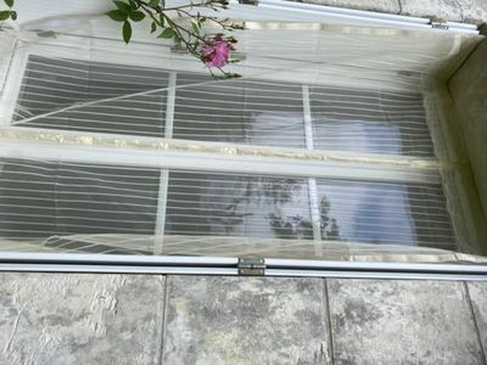 Moustiquaire Magnétique 93x212 Cm - Rideau Anti-Mouches Porte Fenêtre Avec Fermeture Automatique - Blanc