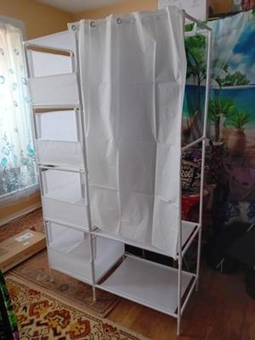 Kedia Armoire De Rangement En Tissu, Penderie Portable, Placard, Garde