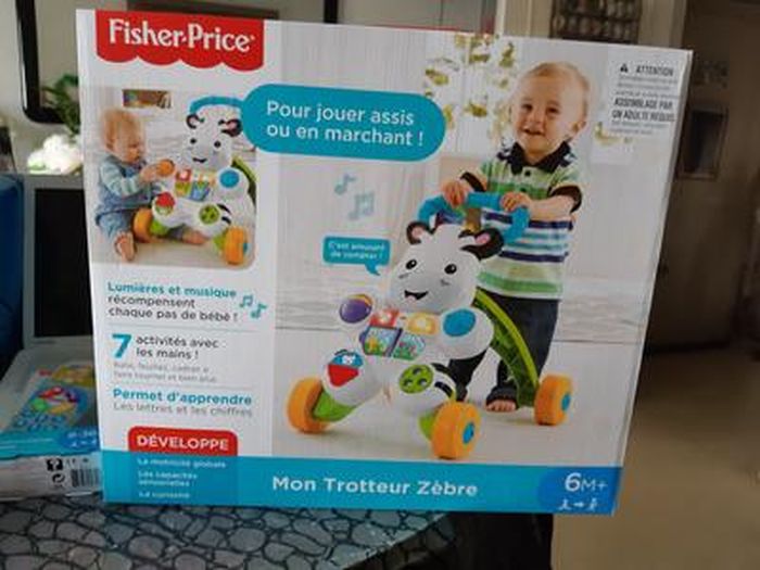 Mon trotteur Zèbre parlant Anglais - Fisher Price