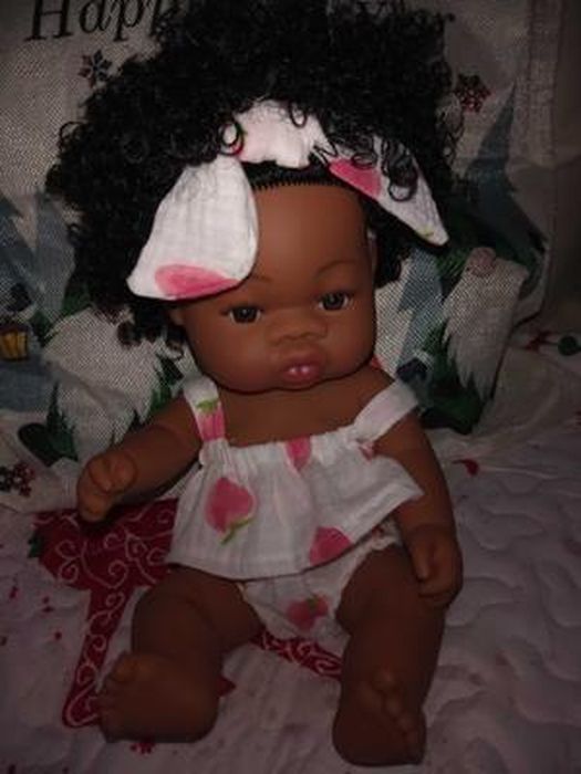 Poupée noire bébé-né de 22, 55cm, poupée de bébé fait à la main, comme de  vraies poupées africaines et américaines, jouets cadeaux - AliExpress