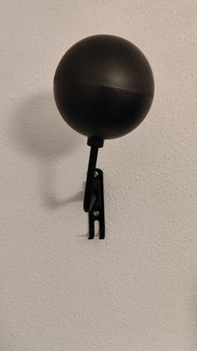 Support Mural Rotatif 180° Pour Casque Moto, Vélo, Baseball - Crochet Double, Aluminium Et Plastique Noir