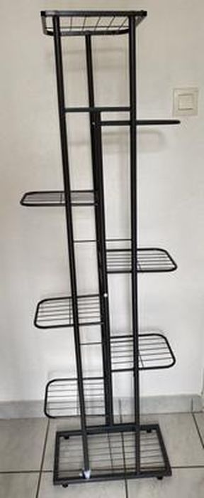 Étagère à Plantes 11 Niveaux Viewall Bois Massif - Escalier Fleurs Multifonction Intérieur Extérieur