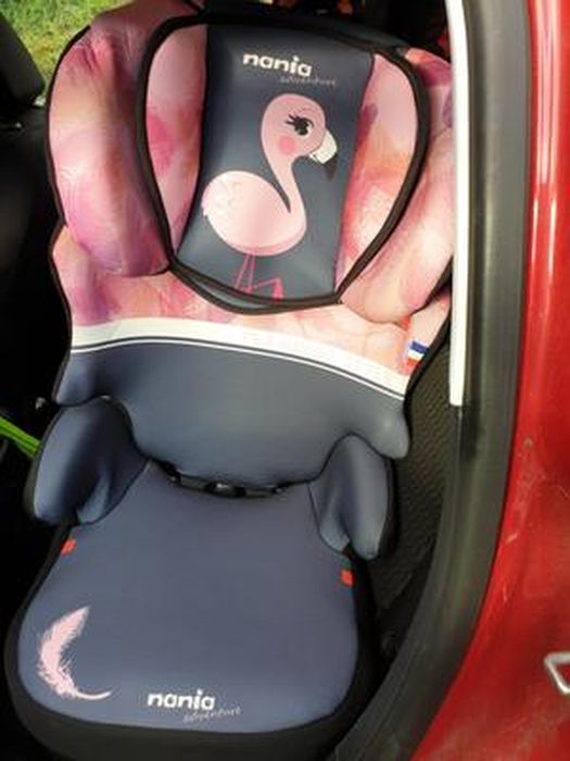 NANIA Siège auto Easyfix rehausseur enfant BEFIX groupe 2/3 (15-36kg) avec  porte gobelet - têtière réglable - Nania London pas cher 
