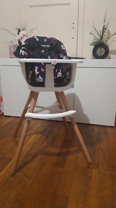 La chaise haute Paulette de Nania fabriquée en France - Mycarsit