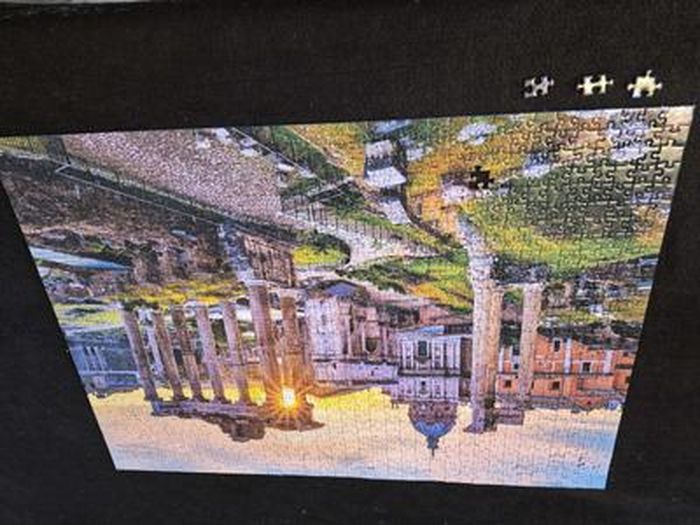Puzzle Trefl 1000 Pièces – Paris Au Crépuscule – Forum Romain – Défis, Patience, Décoration