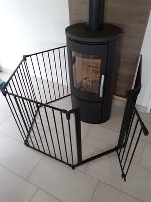 NORDLINGERPRO Barrière Pare feu pliable avec portillon