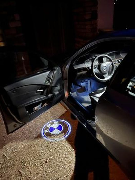 2pcs porte de voiture LED logo laser lumière de projecteur pour bmw, yanf  ombre fantôme bienvenue lumières symbole emblème - Cdiscount Maison