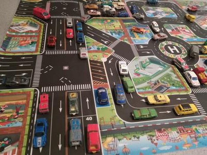 Générique Tapis Voiture Enfant, Circuit D'activité Bébé