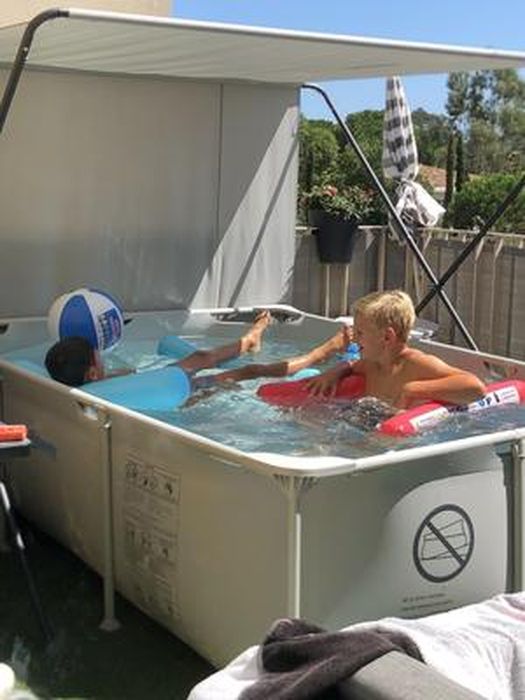 Piscine Hors-Sol Rectangulaire 252x152x65cm - Tubulaire Avec Filtre - Outsunny