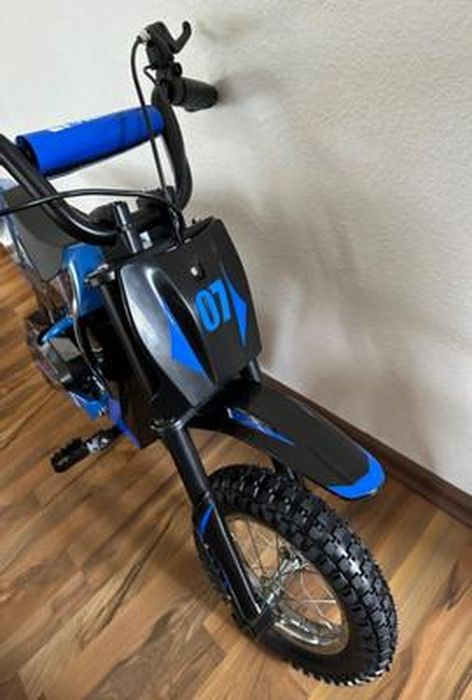 RCB R9 Moto Electrique Pour Enfant Avec Haut-pareur, Modes De Vitesse 10/15/25 KMH & Autonomie 15 KM, Lamps D'ambiance, 12" Moto Cross Pour Enfants De 6