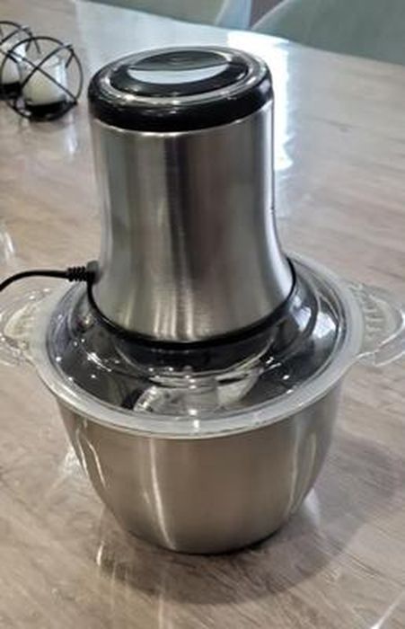Hachoir à Viande Électrique 800W Puissant - 3 Grilles + Accessoires Saucisses & Kibbeh - Robot Multifonction Cuisine Noir