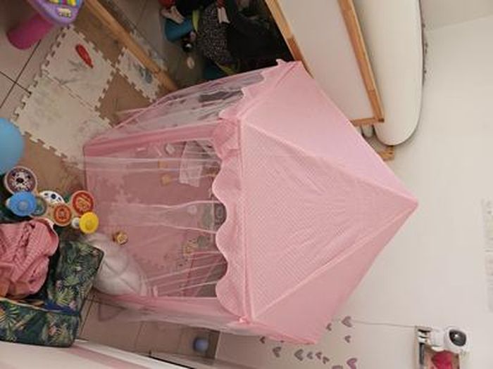 Tente pour enfants - ERROLVES - Château de princesse Hexagonal - Rose - 140x140x142cm - Jeux - Jouets