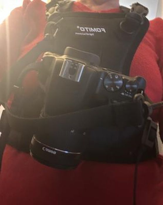 USA Gear DSLR Harnais de Poitrine Pour Appareil Photo Reflex Numérique avec Boucles à Dégagement